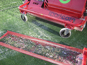 Máquina de mantenimiento de césped artificial padel y tenis